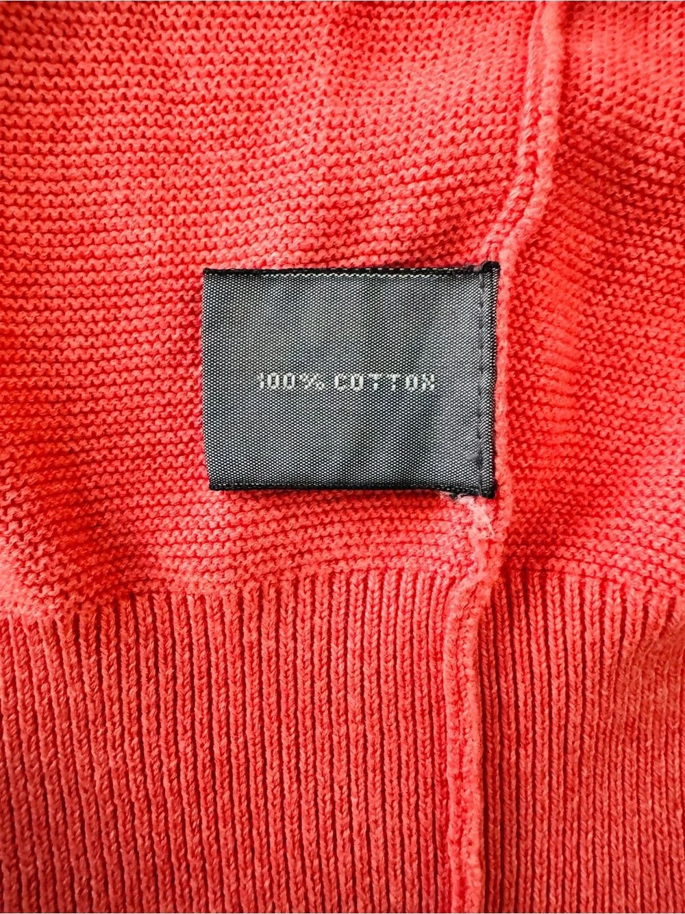Talbots Men XL Coral V Neck Sweater 100% Cotton Lightweight Preppy Golf Coastal